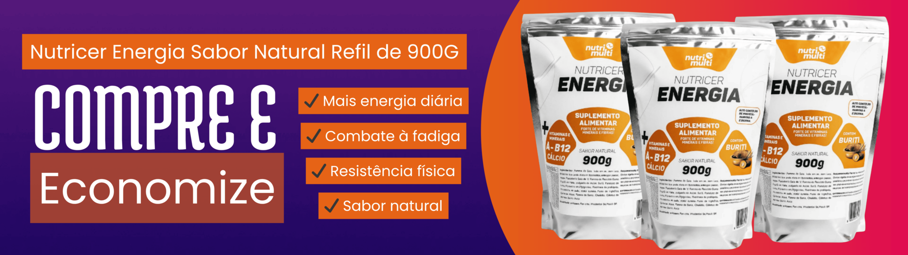 Refil 900g Nutricer