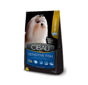 Ração Cibau Sensitive Fish para Cães Adultos de Porte Mini Sabor Peixe - 10,1Kg
