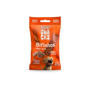 Snack Bifinhos Quatree para Cães Sabor Carne - 60g