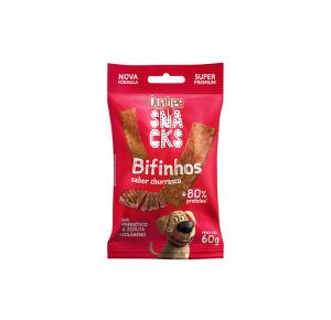 Snack Bifinho Quatree para Cães Sabor Churrasco - 60g