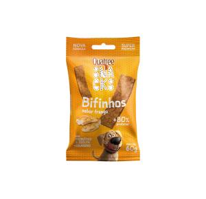 Snack Bifinhos Quatree para Cães Sabor Frango - 60g