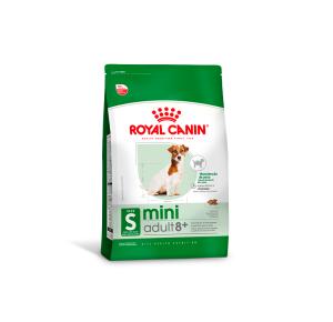 Ração Seca Royal Canin Mini Adult 8+ para Cães Adultos de Porte Pequeno com 8 Anos ou mais - 1Kg