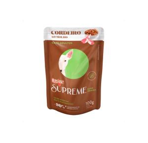 Ração Úmida Quatree Supreme para Cães Adultos Sabor Cordeiro - 100 g