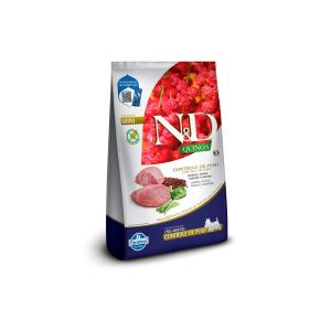 Ração N&D Quinoa Controle de Peso para Cães Adultos de Porte Mini e Pequeno Sabor Cordeiro, Quinoa, Brócolis e Aspargo - 2,5Kg