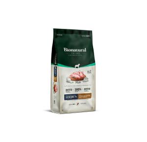Ração Bionatural Prime para Cães Sênior 7+ de Raças Médias e Grandes Sabor Frango, Blueberry, Coco e Cevada - 15Kg