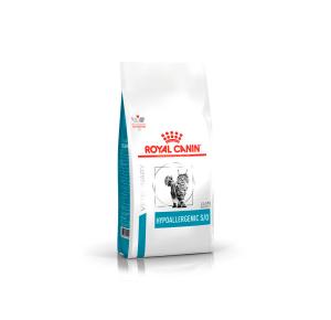 Ração Royal Canin Veterinary Diet Hypoallergenic para Gatos com Sensibilidades Alimentares - 1,5Kg