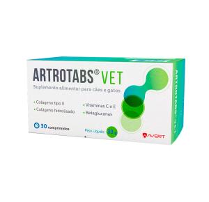 Suplemento Avert Artrotabs para Cães e Gatos - 30 Comprimidos