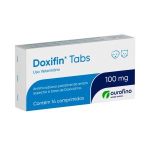Antibiótico Ourofino Doxifin Tabs Para Cães e Gatos - 100mg