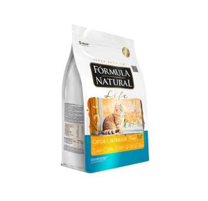 Ração Fórmula Natural Life para Gatos Adultos Castrados Sabor Frango - 10.1Kg