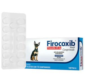 Anti-inflamatório e Analgésico Vetnil Firocoxib para Cães - 25mg