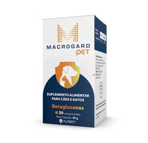 Suplemento Avert Macrogard Pet para Cães e Gatos - 30 Comprimidos