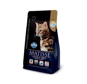 Ração Farmina Matisse para Gatos Adultos Sabor Salmão e Arroz - 2Kg