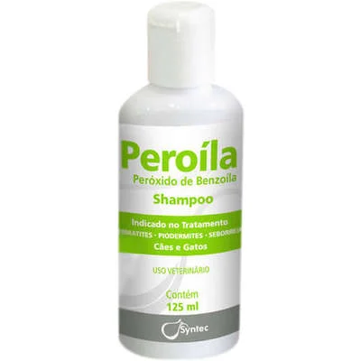 Shampoo Dermatológico Syntec Peroíla para Cães e Gatos - 125mL
