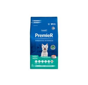 Ração Premier Ambientes Internos para Cães Adultos Sabor Frango e Salmão - 1Kg