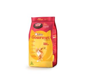 Ração Quatree Gourmet para Gatos Adultos Sabor Carne - 10Kg