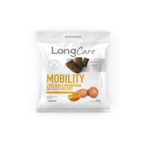 Snack Avert LongCare Funcional Mobility para Cães Adultos Sabor Cúrcuma e Membrana da Casca do Ovo - 50g
