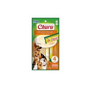 Purê Churu Dog Sabor Frango para Cães - 4 Tubos de 14g