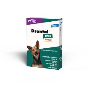 Drontal Plus para Cães de 10 kg Sabor Carne - 1 Comprimido