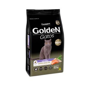 Ração Golden para Gatos Adultos Sabor Salmão - 10.1Kg