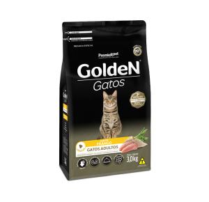 Ração Golden para Gatos Adultos Sabor Frango - 3Kg