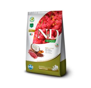 Ração Quinoa N&D para Cães Skin & Coat sabor Pato - 2,5Kg
