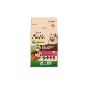Ração Premier Nattu para Cães Adultos de Raças Pequenas Sabor Mandioca - 1Kg