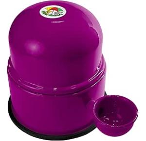 Bebedouro Vida Mansa Alumínio para Cães e Gatos Violeta - 700ml