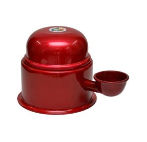Bebedouro Vida Mansa Alumínio para Cães e Gatos Vermelho - 700ml