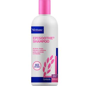 Shampoo Virbac Episoothe para Peles Sensíveis e Irritadas para Cães e Gatos - 500ml