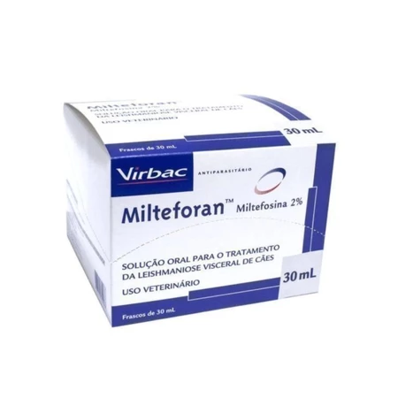 Antiparasitário Virbac Milteforan 30ml para Cães