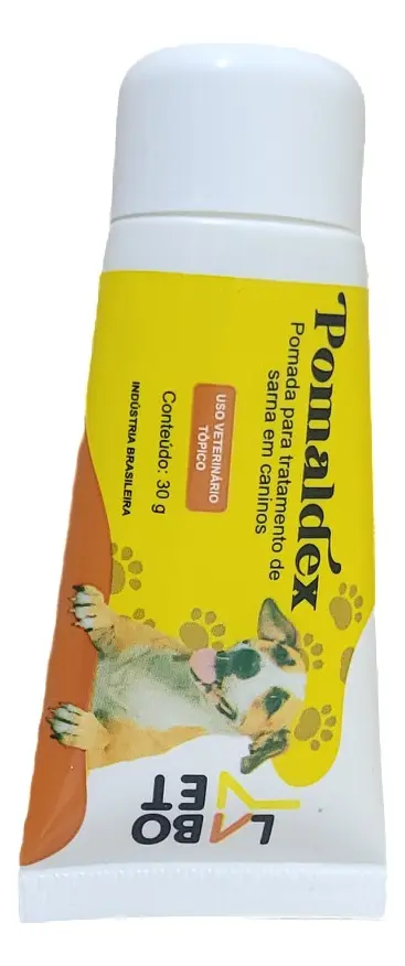 Pomada Sarnicida Pomaldex Labovet para Cães - 30gr