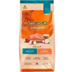 Ração Seca Special Cat Ultralife Salmão e Arroz para Gatos Adultos - 3Kg