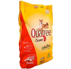 Ração Seca Quatree Carne para Cães Adultos - 20Kg
