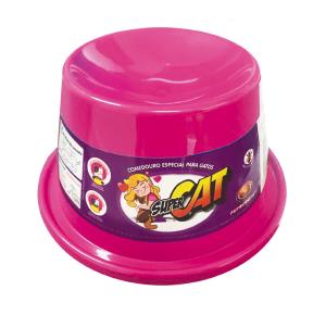 Comedouro Furacão Pet Super Cat Rosa para Gatos - 200ml