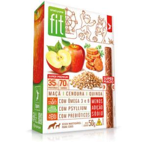 Petisco Onebyone Spin Fit Gourmet Sabor Maçã, Cenoura e Quinoa para Cães - 50g