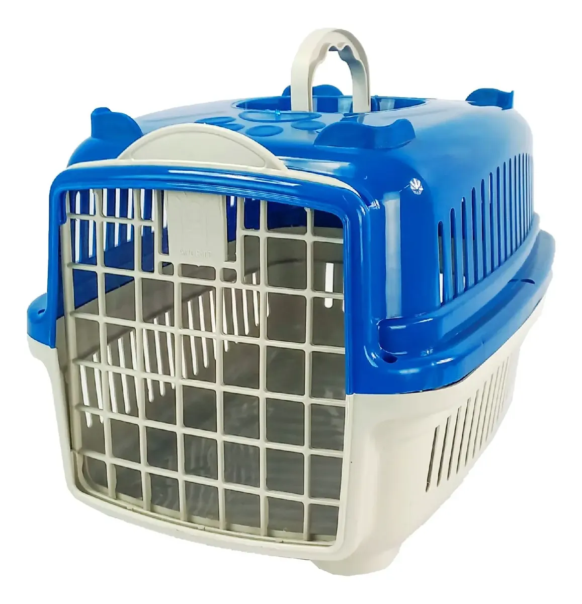 Caixa de Transporte para Cães e Gatos Mais Dog Azul - N2