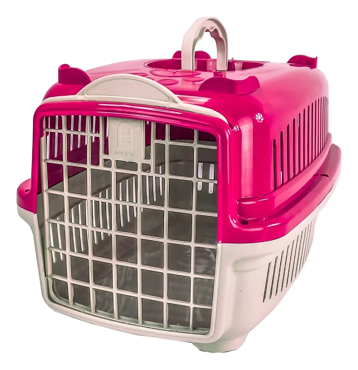 Caixa de Transporte para Cães e Gatos Mais Dog Rosa - N4