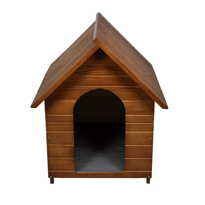 Casinha de Madeira Beethoven Agropet Simples Cerejeira para Cachorro - N5