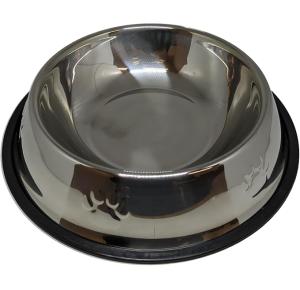 Comedouro Inox Antiderrapante M - 500ml .