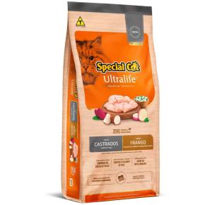 Ração Special Cat Ultralife Para Gatos Castrados Frango e Arroz 10.1kg