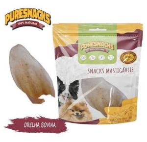 Petisco PureSnacks Orelha Bovina Unidade - para Cães