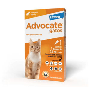 Antipulgas Advocate Gatos até 4 kg 1 pipeta blister