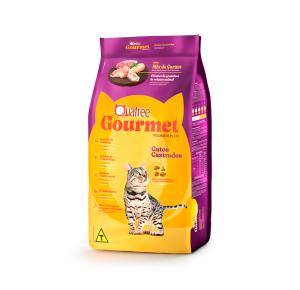 Ração Seca Quatree Gourmet Mix de Carnes Gatos Castrados  10kg