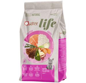 Ração Seca Quatree Life Salmão e Arroz Gatos Filhotes 1kg