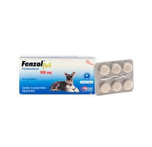 Fenzol Vermífugo Cães Agener União 6 Comprimidos