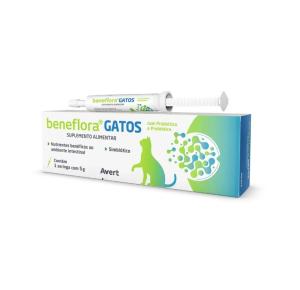 Suplemento Simbiótico Probiótico e Prebiótico Pasta Beneflora Gatos Avert 5 g