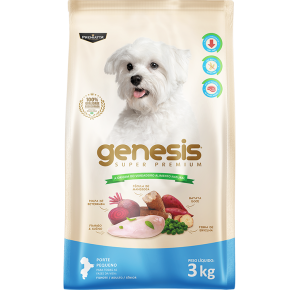 Ração Premiatta Genesis Filhote / Adulto / Senior para Cães de Porte Pequeno 3kg