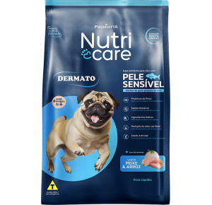 Ração Premiatta Nutri Care Fish & Rice Mini Bits para Cães Adultos Raças  Pequenas e minis Sabor Peixe e Arroz 15kg