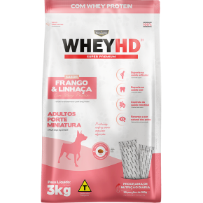 Ração Premiatta WheyHD 31 Para Cães Adultos Raça Mini 3kg