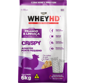 Ração Premiatta WheyHD 31 Crispy para Cães Adultos Porte Pequeno 6kg